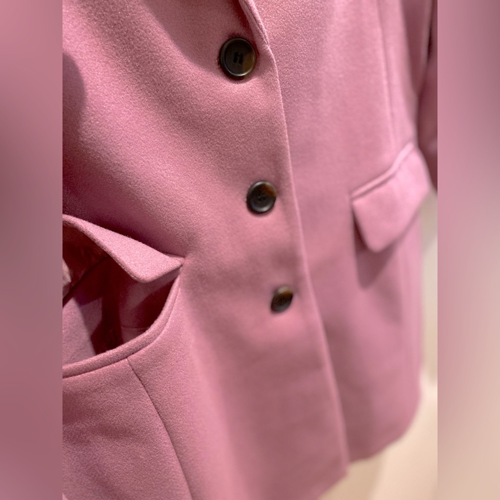 Allegra K, Size XL, Pink, Notched Lapel Single Breasted Coat - NWT - Picture 8 of 15